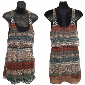 Multicolored Tribal Dress